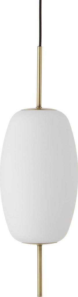 Lampa wisząca Silk Ø20 cm biała – obraz-1