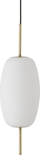 Lampa wisząca Silk Ø20 cm biała – obraz-1