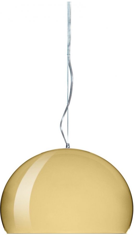 Lampa wisząca Small Fly Ø38x28 cm złota – obraz-1