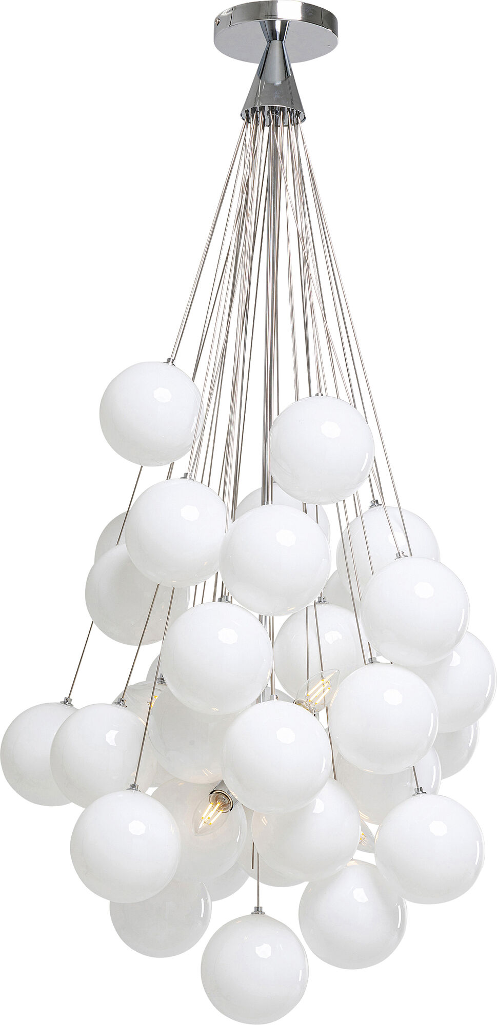 Taklampe Pendel Snowballs - Glasskupler i Klynge – bilde-1.