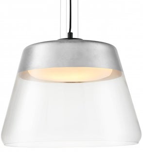 Lampa wisząca Spirit XL LED ∅47x160 cm transparentna-srebrna – obraz-1