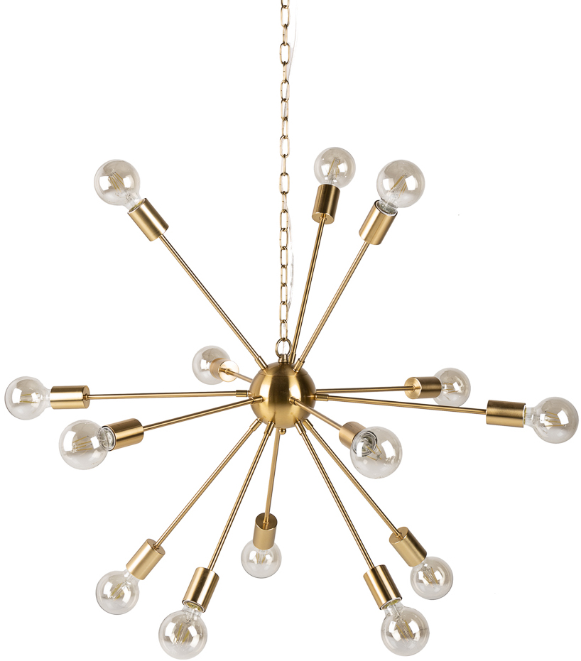 Lampa wisząca z innowacyjnym designem w kolorze złotym – grafika-1.