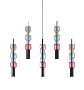 Lustra Candy Bar Multicolor 100 cm – imagine-1.