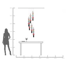 Luster Candy Bar Colore Ø41cm