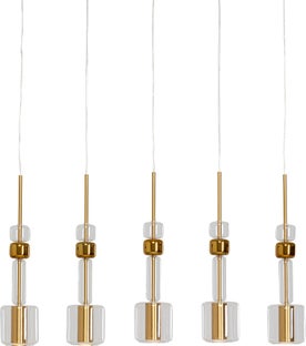 Pendant Lamp Candy Bar Gold 103cm – Imagen-1.