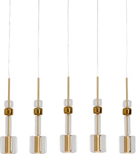 Lustra Candy Bar Aurie 103cm – imagine-1.