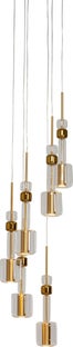Candy Bar loftlampe i guld, Ø44cm – billede-1.