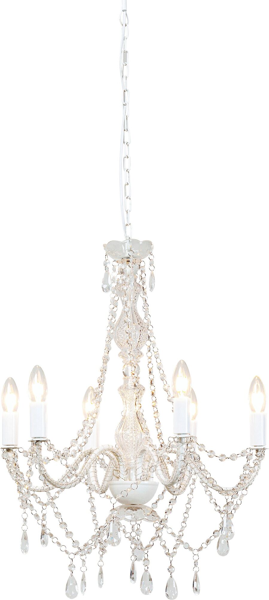 Lampa wisząca Starlight 55x70 cm transparentna – obraz-1