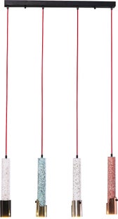 Lampa wisząca 4-punktowa lastriko 83x150 cm – obraz-1