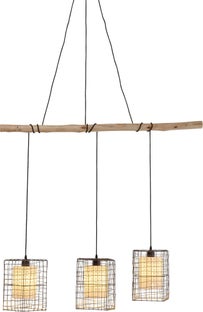 Pendul Three Grids Alb-Negru 120cm – imagine-1.