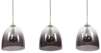 Lampa wisząca 3-punktowa 136x33 cm niklowana – obraz-1