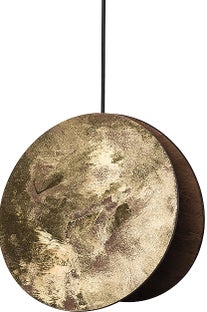 Lampa wisząca Wheel 25x130 cm złota – obraz-1