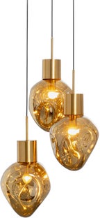 Lustra tip pendul Supernova Amber Tre Ø45 cm – imagine-1.