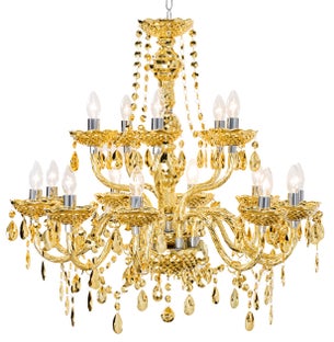 Lampa wisząca złota z kryształami styl nowoczesny – grafika-1.