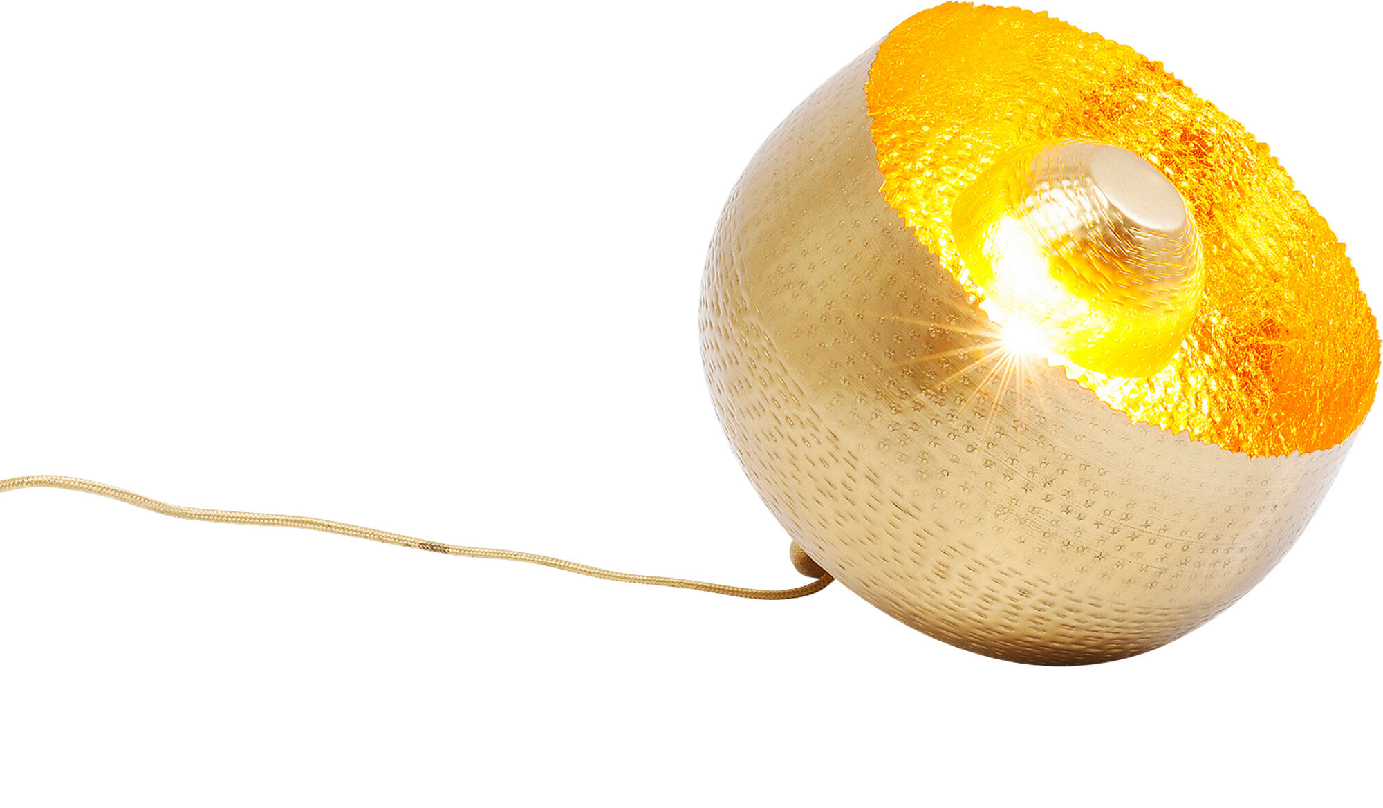 Apollon gulvlampe, gold Ø28 cm – billede-1.