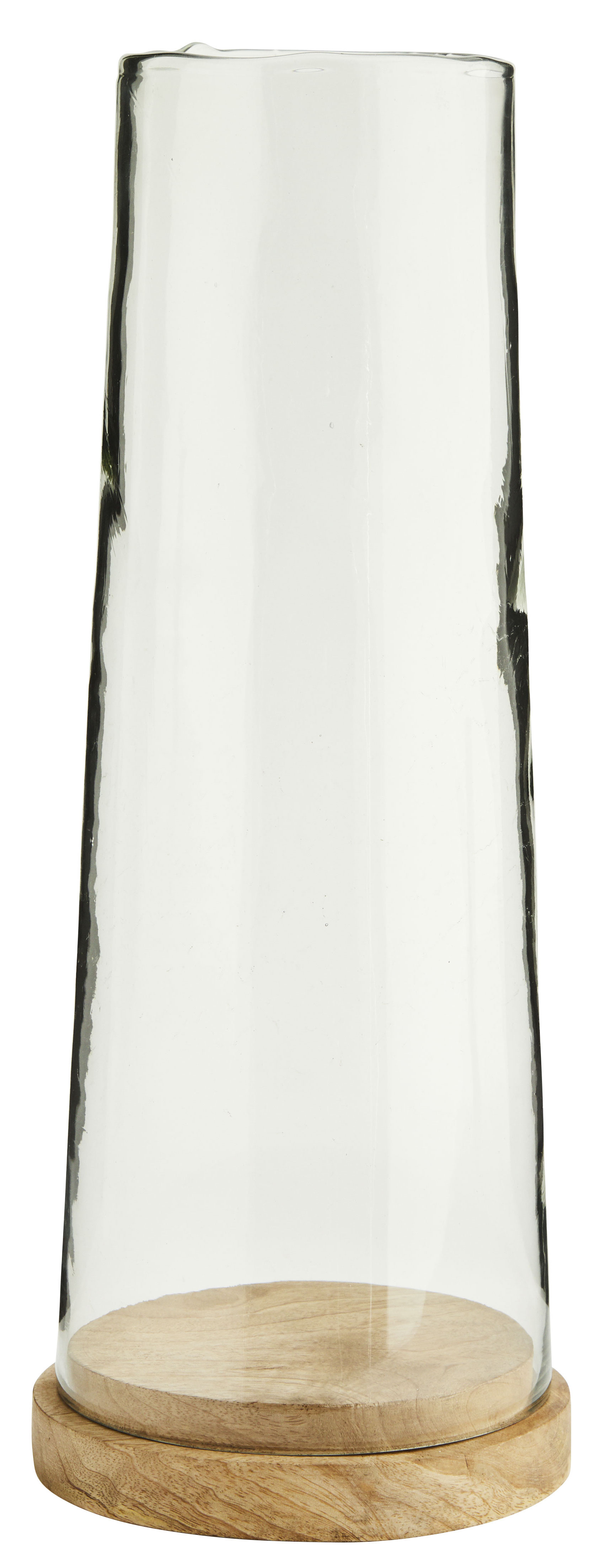 Lampion Hurricane ∅15x38 cm transparentny – obraz-1