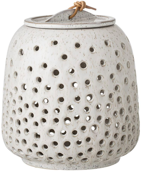 Lampion Lee Ø16x17 cm biały – obraz-1