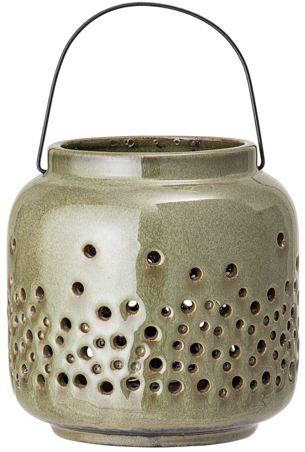 Lampion Stein Ø15x15 cm zielony – obraz-1