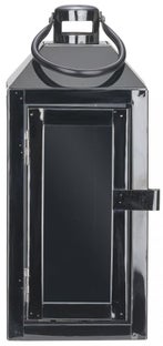 Latarenka metalowa czarna 10x24 cm – obraz-1