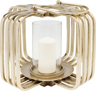 Latarenka Golden Cage 41x32 cm złota – obraz-1