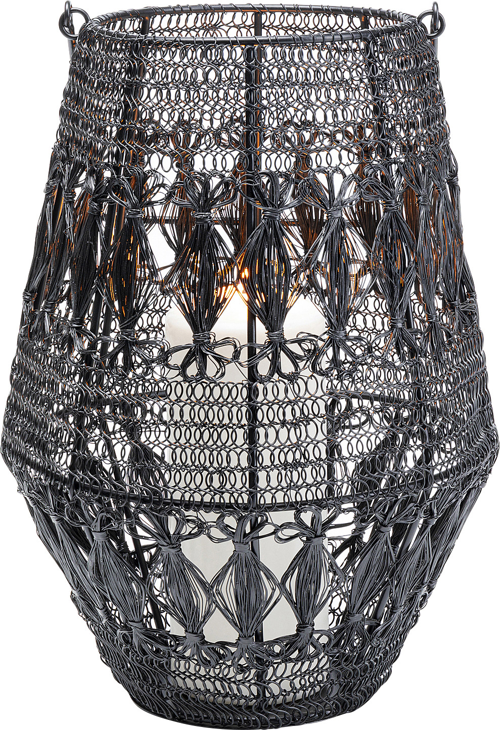 produkt: Ljuslykta Hayat - Svart 33cm.