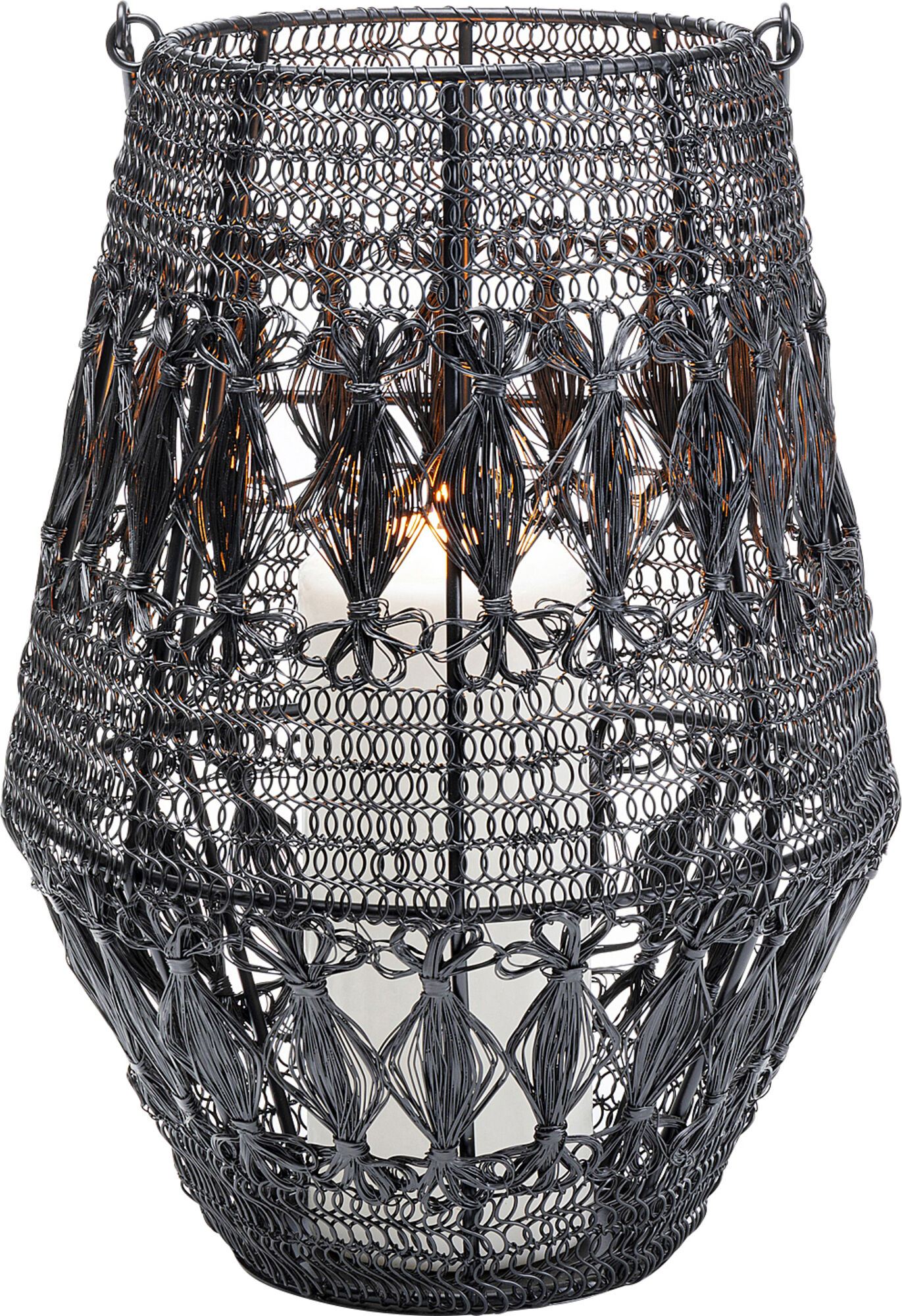 Lantern Hayat Black 33cm – billede-1.