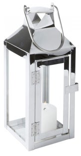 Latarenka Ignis 10x26 cm srebrna – obraz-1