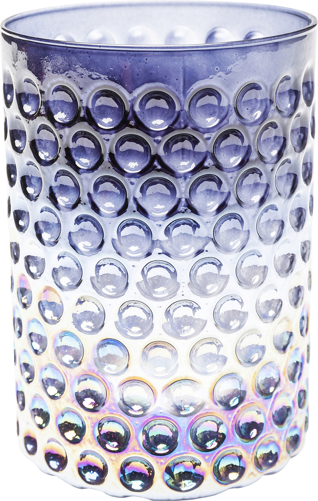 Latarenka kolorowa szklana Ø9x13 cm – obraz-1