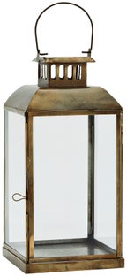 Latarenka Lingo 17x36 cm mosiężna antyczna – obraz-1