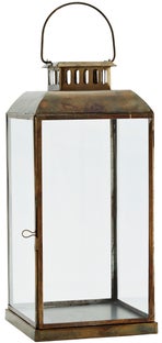 Latarenka Lingo 21x46 cm mosiężna antyczna – obraz-1