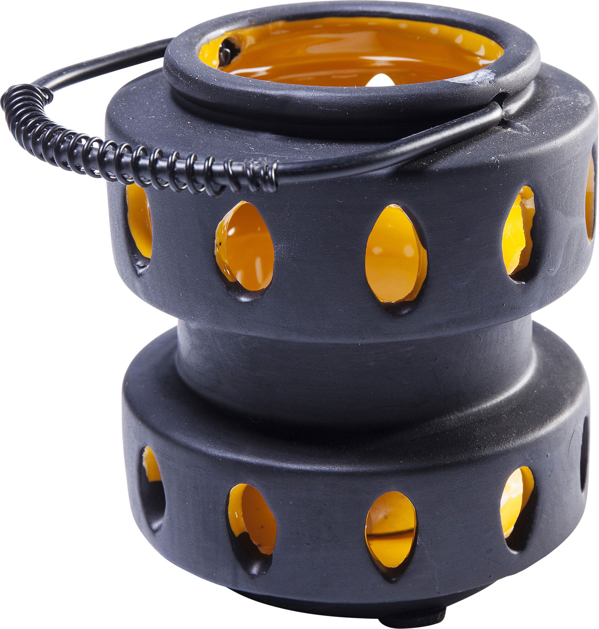 Latarenka Marrakesh Circle ∅9x10 cm czarna – obraz-1