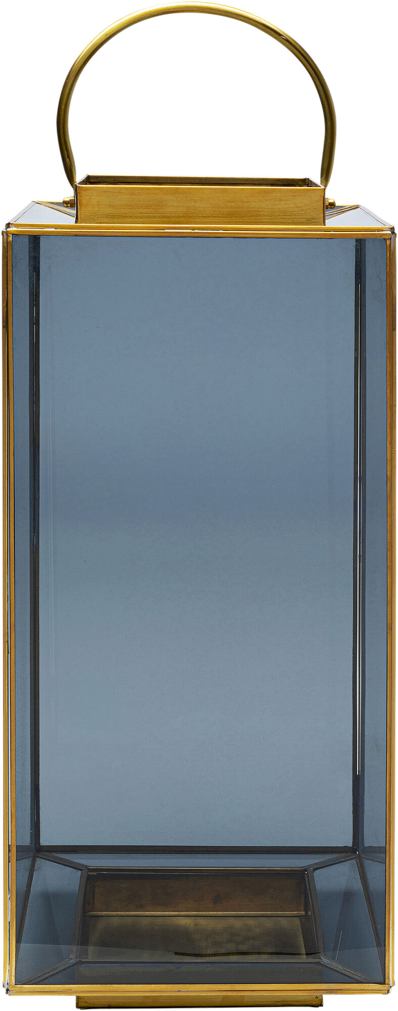 Latarenka szklana szara 25x61 cm – obraz-1