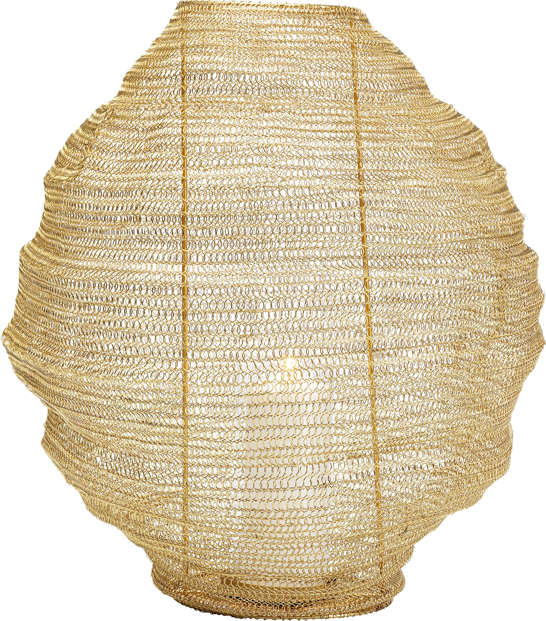 Felinar din otel împletit Mesh Ø51x51 cm – imagine-1.