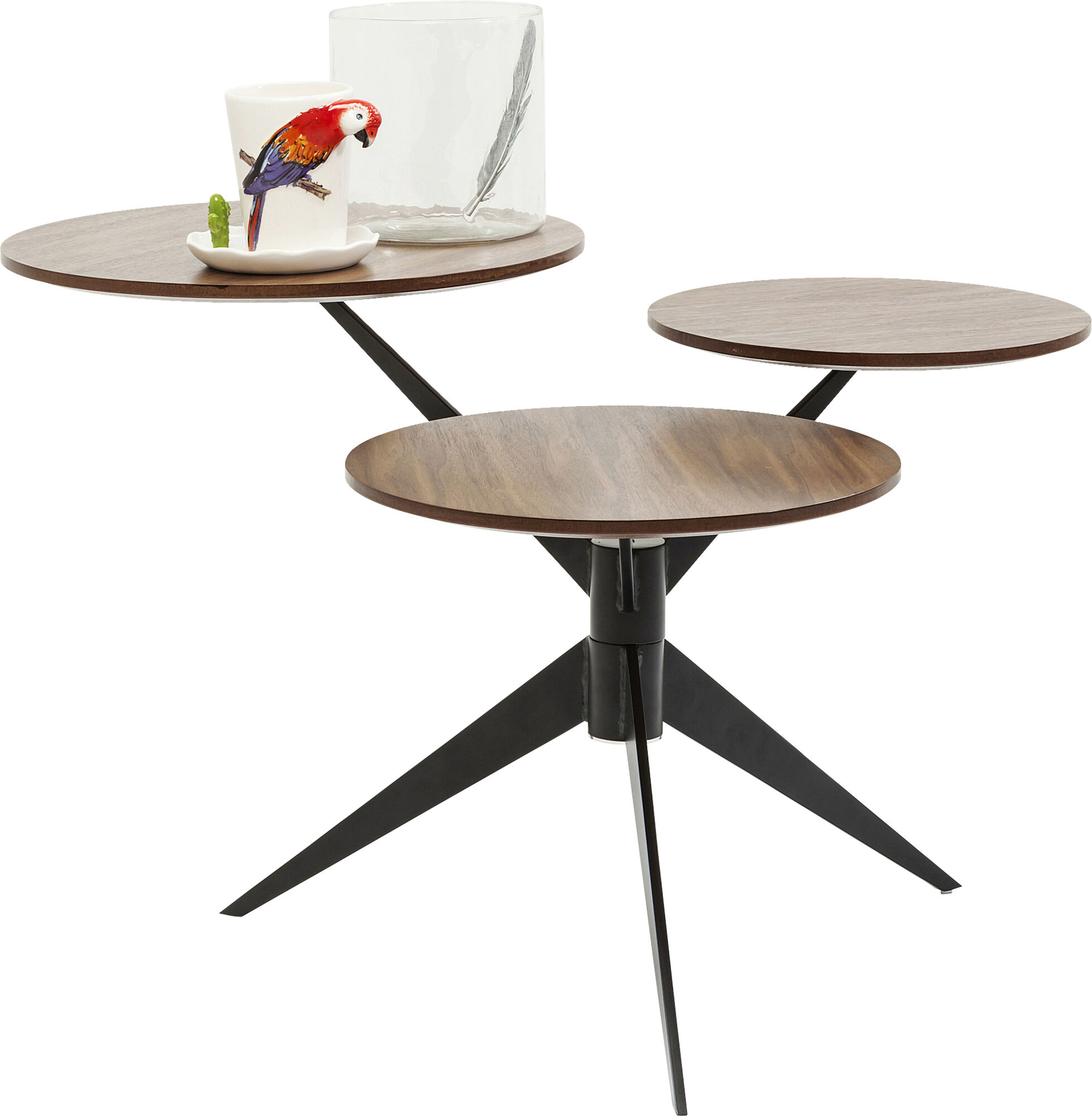 Ława Bonsai Tre 77x65 cm orzechowa – obraz-1