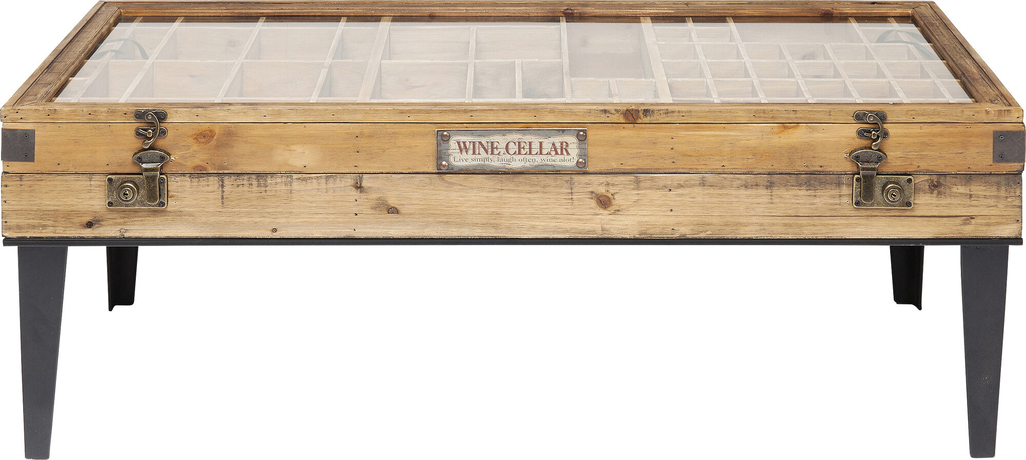 Natúr Collector Dohányzóasztal 122X55Cm – kép-1.