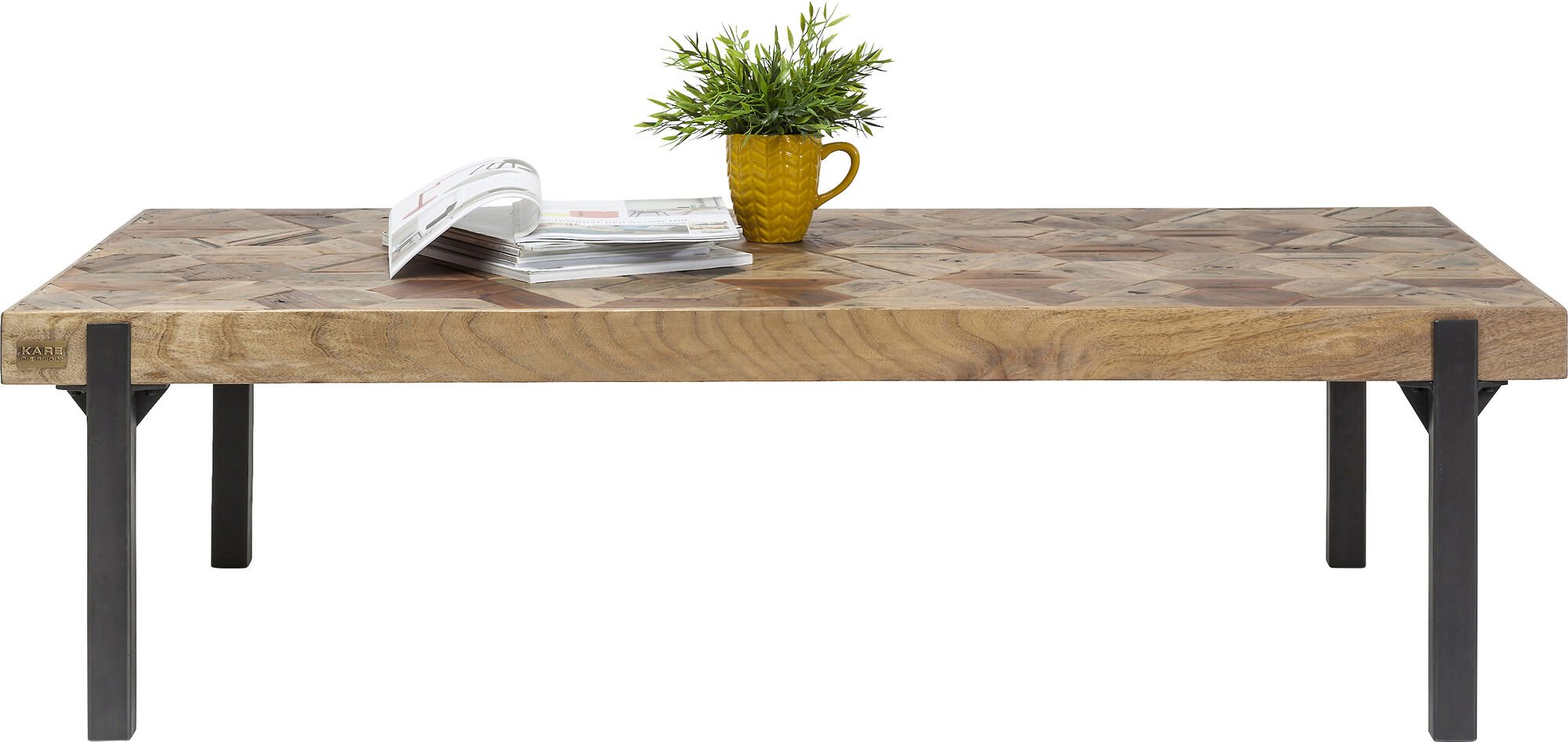 Ława Hunters Lodge 140x74 cm drewniana – obraz-1