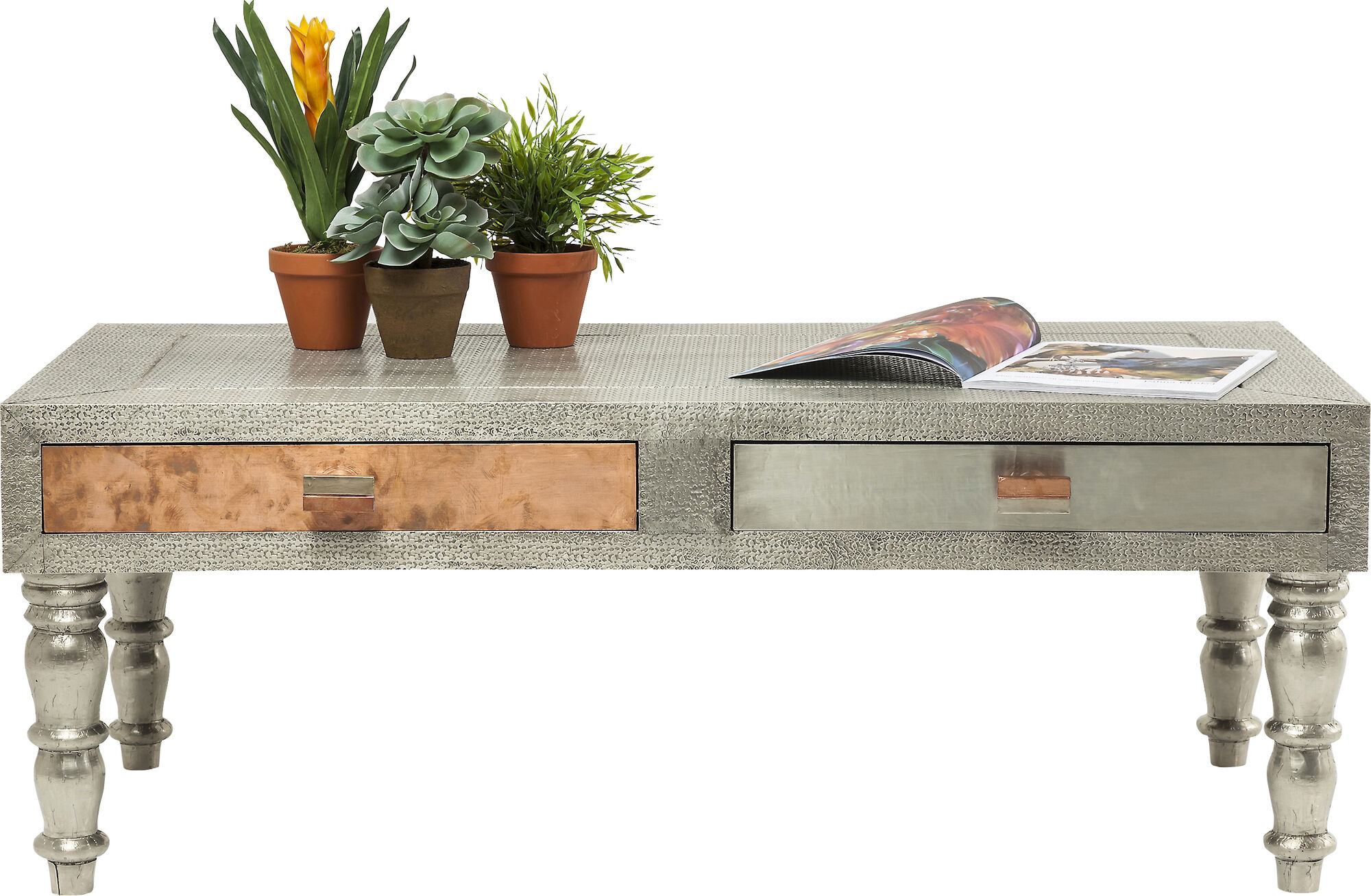 Ława Marokko 120x60 cm szara – obraz-1