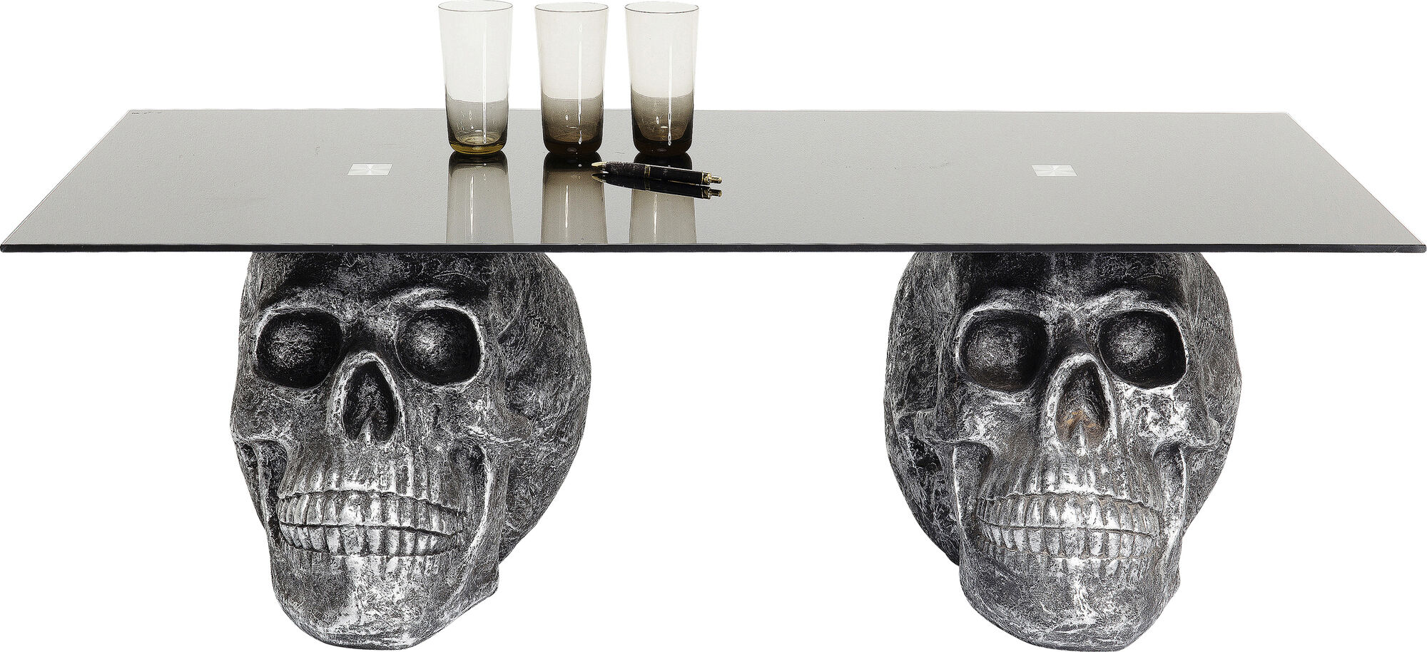 Ława Monaco Skull 120x60 cm grafitowa – grafika-1.