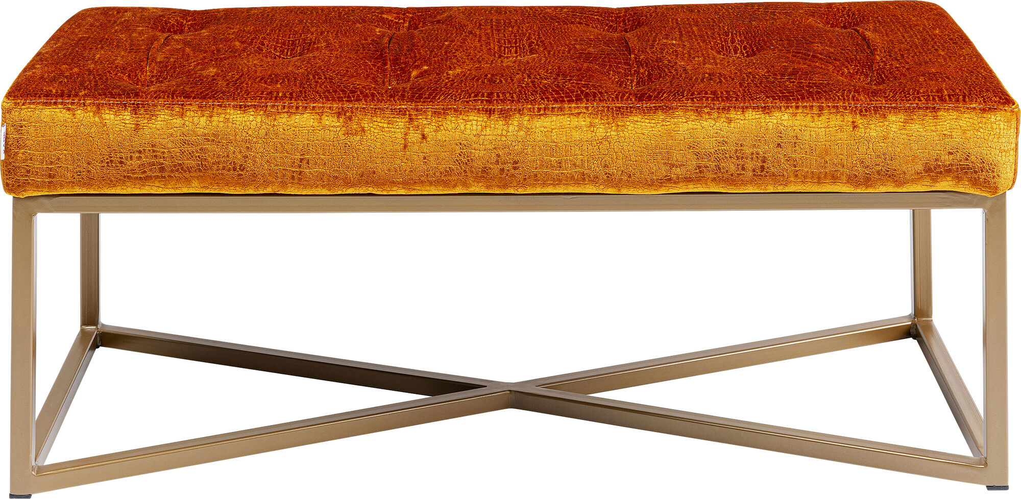 Benk Crossover Croco Diva Bronsje 90x40 – bilde-1.