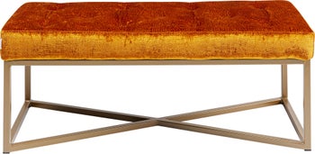 Benk Crossover Croco Diva Bronsje 90x40 – bilde-1.