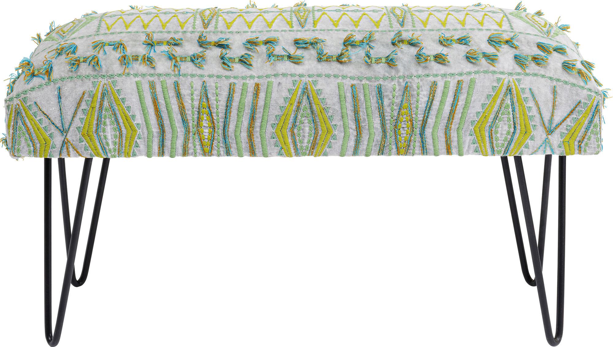 Ławka Desna Patchwork Green 80x45 cm – grafika-1.