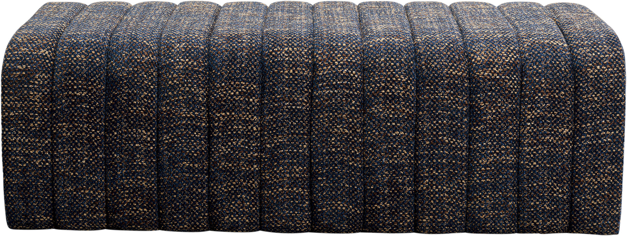 Ławka do przedpokoju tapicerowana tkanina melanżowa 120x43 cm – grafika-1.