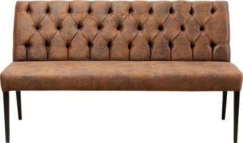 Bancheta tapitata Econo Buttons Vintage 162 cm – imagine-1.
