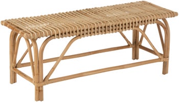 Ławka boho bambus 120x45 cm – obraz-1