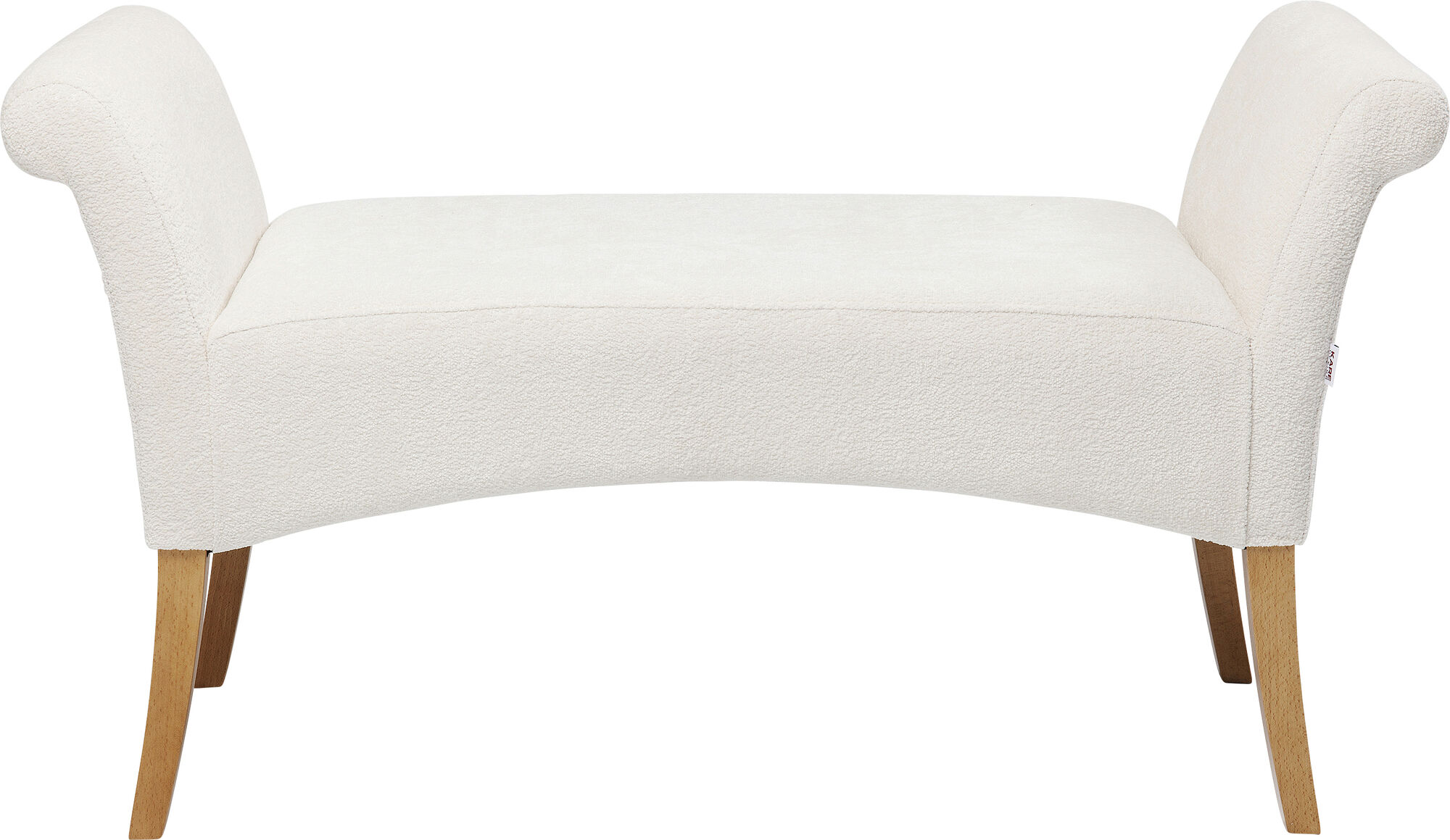 Benk Motley Hugs - Hvit Teddy 107cm – bilde-1.