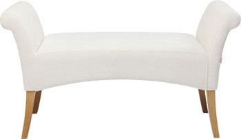 Benk Motley Hugs - Hvit Teddy 107cm – bilde-1.