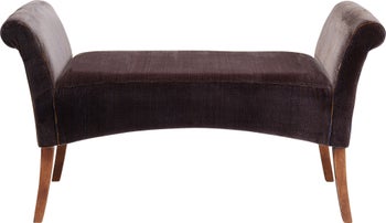 Ławka Motley Velvet 107x62 cm brązowa – grafika-1.