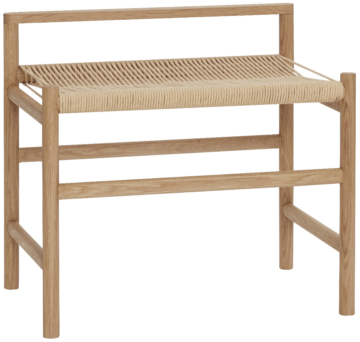 Ławka Nubit 60x55 cm naturalna – obraz-1