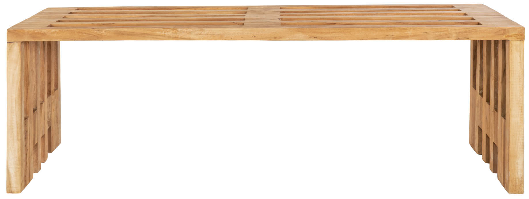 Ławka ogrodowa drewniana 140x35 cm – grafika-1.