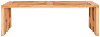 Ławka ogrodowa drewniana 140x35 cm – grafika-1.